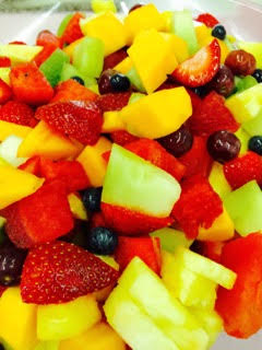 Catering of fruit salad